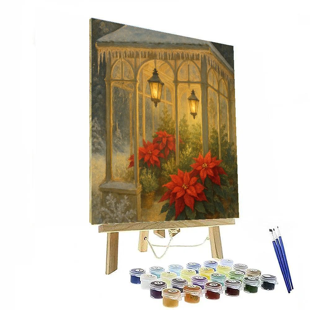 Icicle Lantern Conservatory DIY paint by numbers