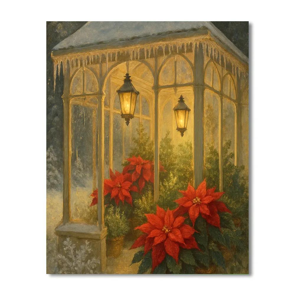 Icicle Lantern Conservatory DIY paint by numbers