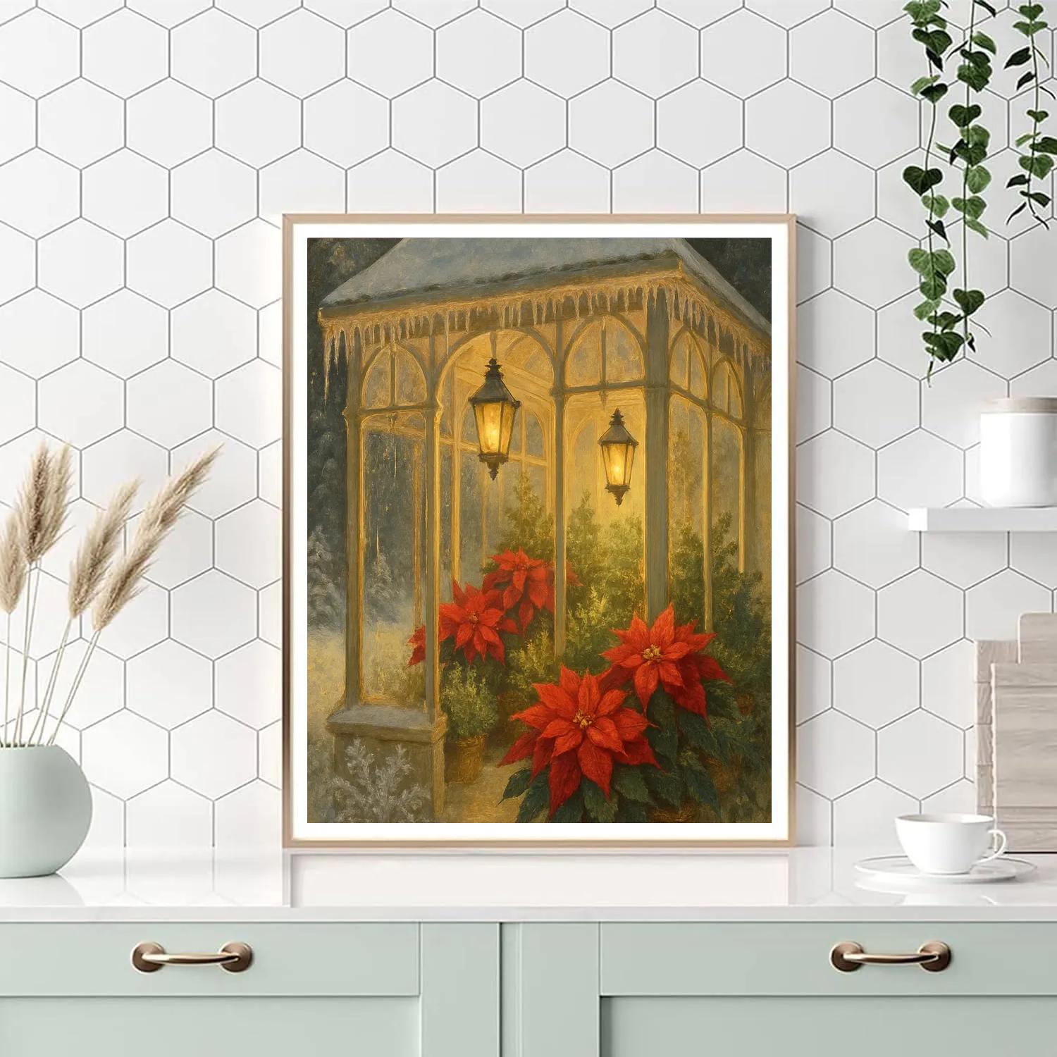 Icicle Lantern Conservatory DIY paint by numbers