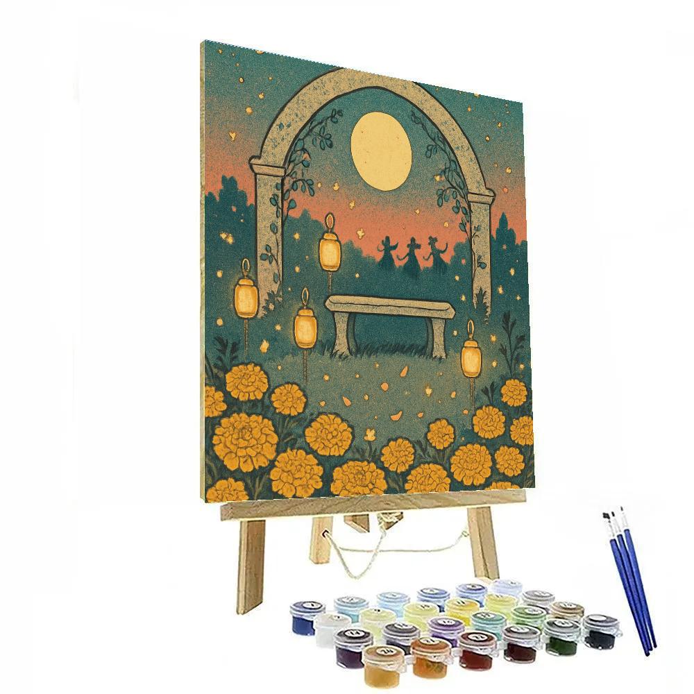 Marigold Moon Hollow paint by color