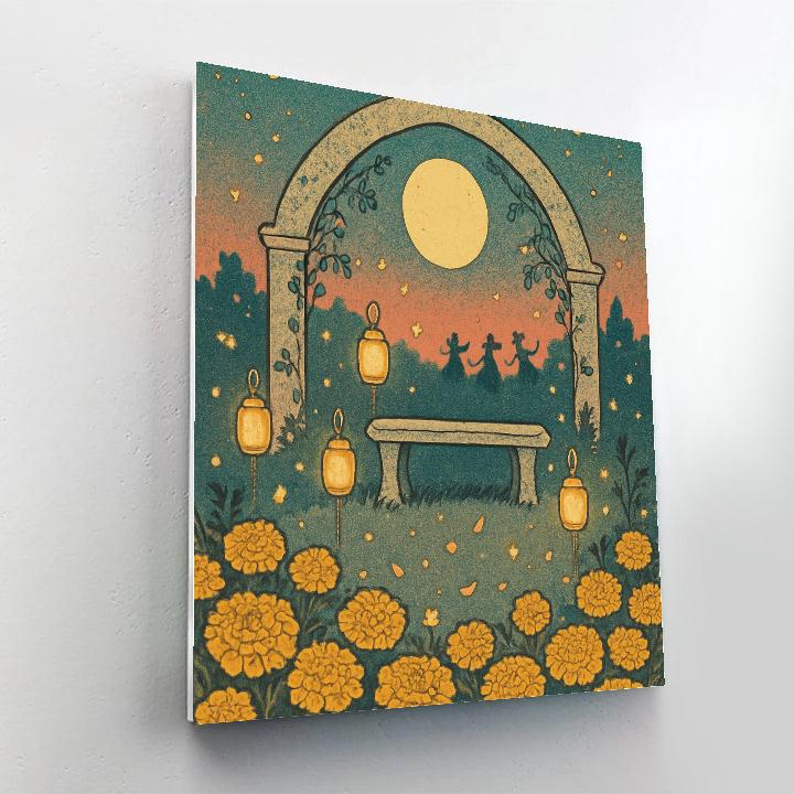 Marigold Moon Hollow paint by color