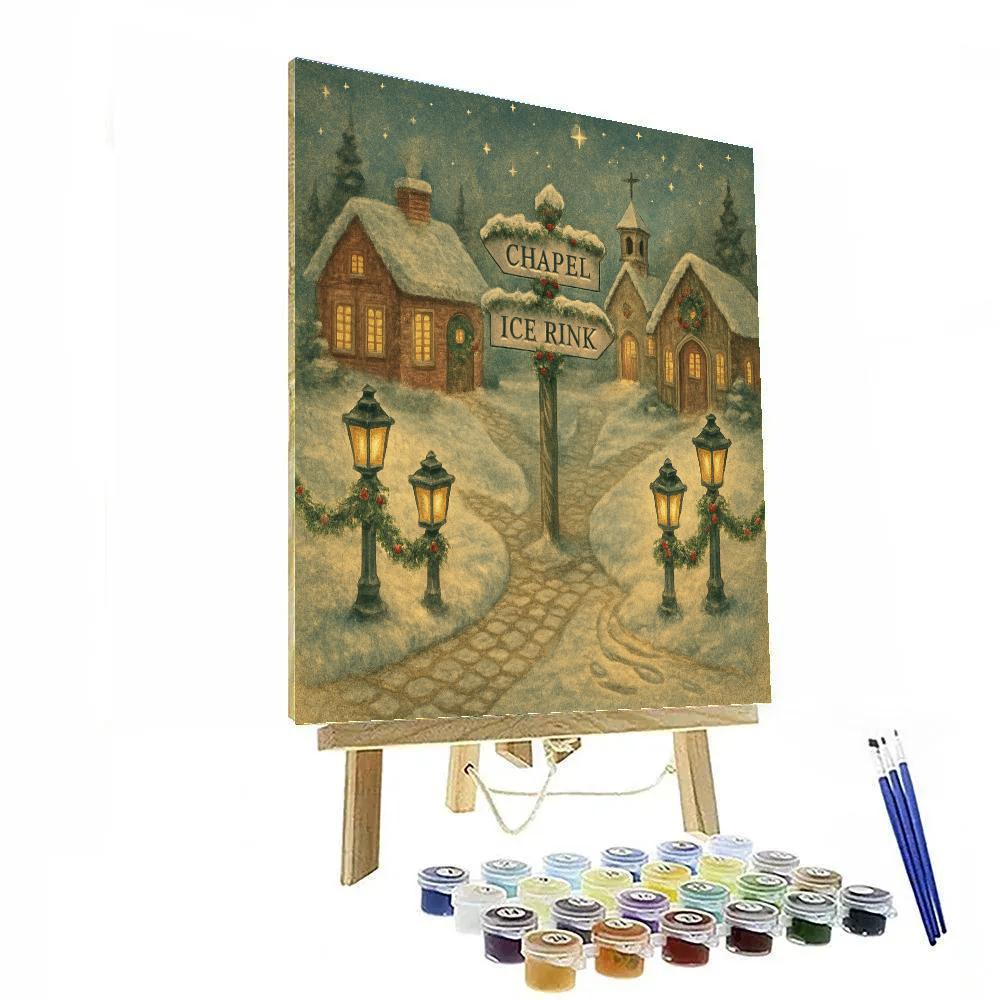 Crossroads Of Warmth Number painting