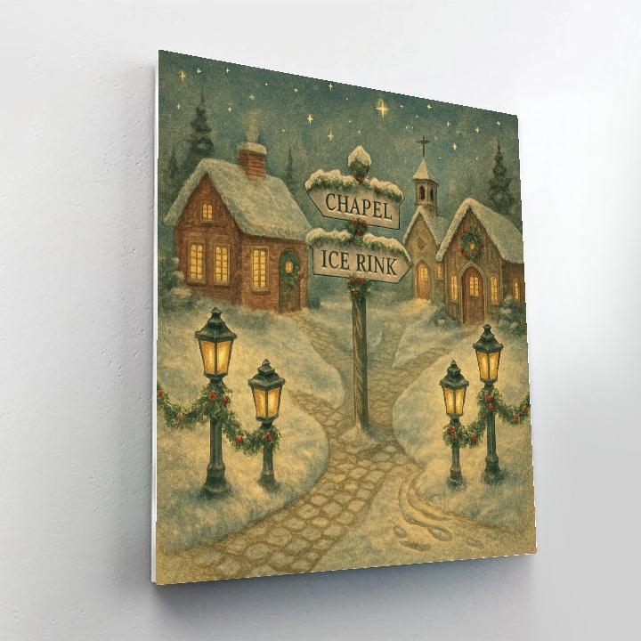 Crossroads Of Warmth Number painting