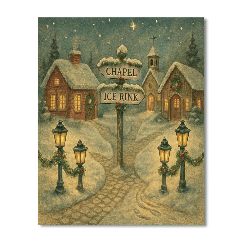 Crossroads Of Warmth Number painting