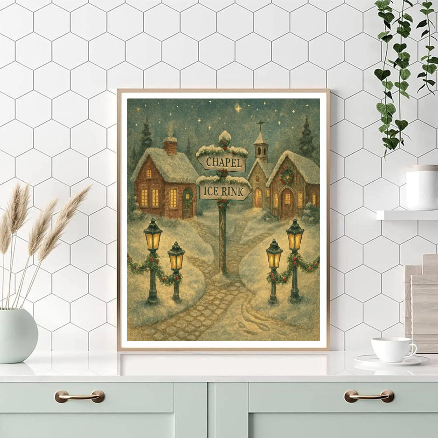 Crossroads Of Warmth Number painting