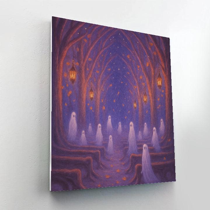 The Hollow Lantern Cathedral Number painting