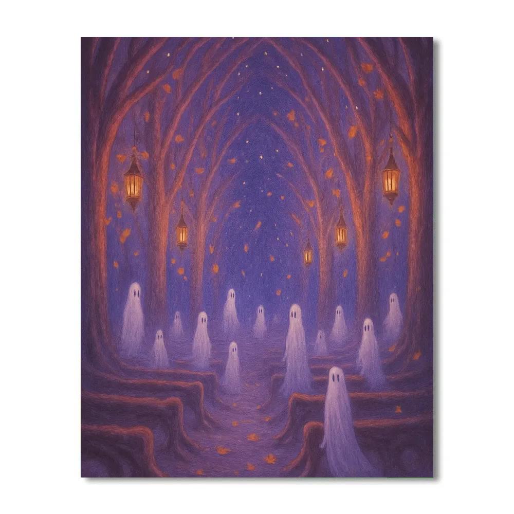 The Hollow Lantern Cathedral Number painting