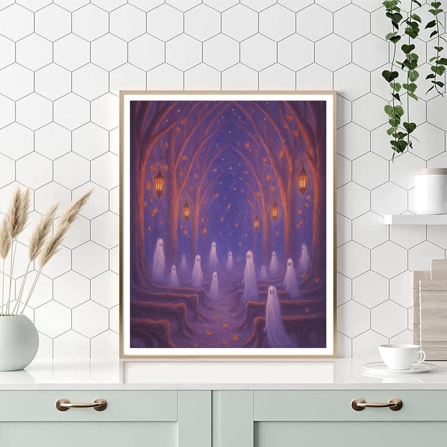The Hollow Lantern Cathedral Number painting