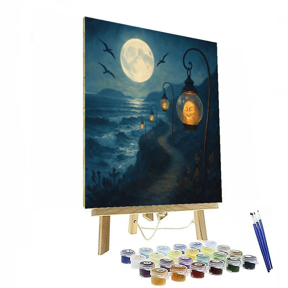 The Lantern Coast Path Paint by numbers art