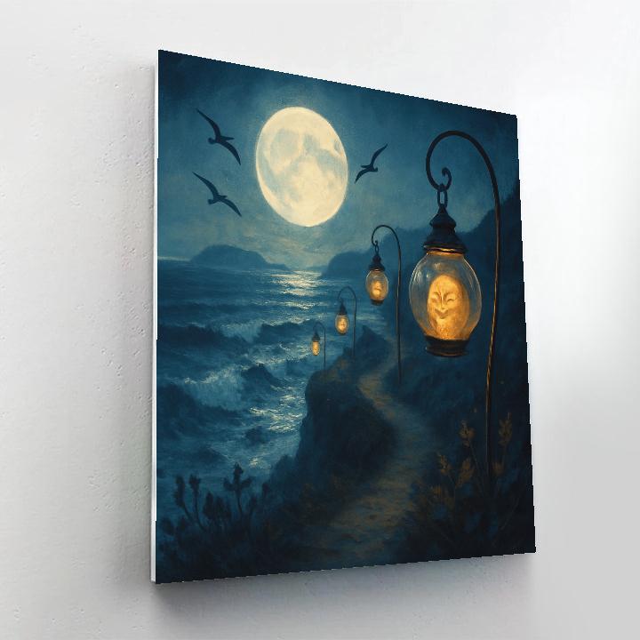 The Lantern Coast Path Paint by numbers art