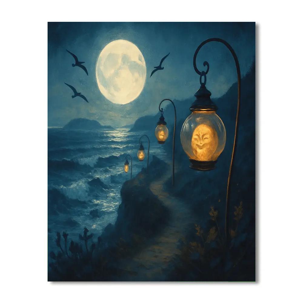 The Lantern Coast Path Paint by numbers art