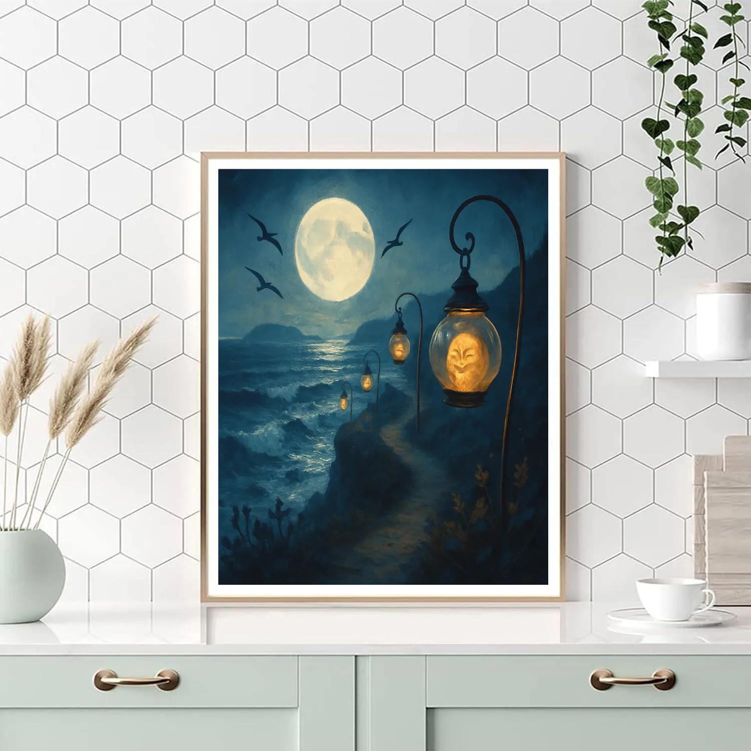 The Lantern Coast Path Paint by numbers art