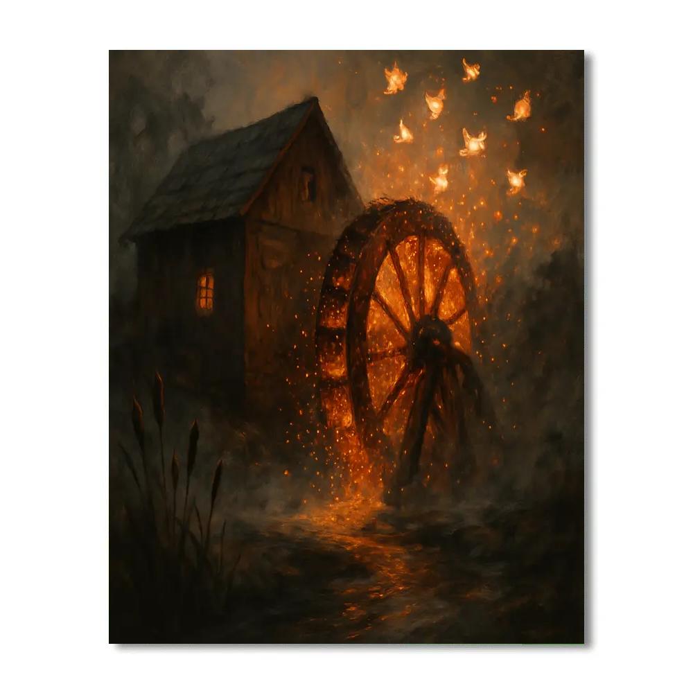 The Hollow Mill Of Sparks Numbered painting kits