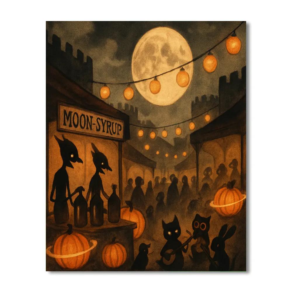 Cobblecourt Midnight Market paint by numbers