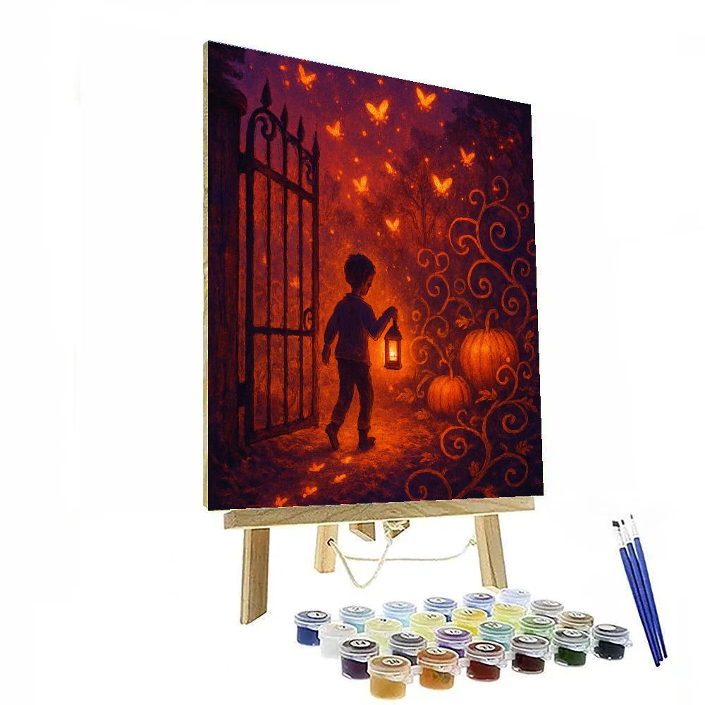 The Ember Orchard Gate DIY paint by numbers