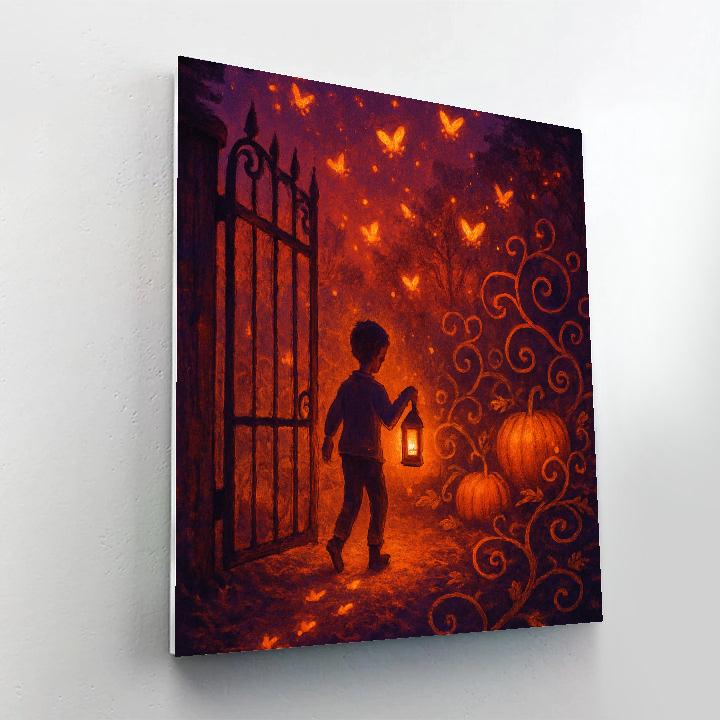 The Ember Orchard Gate DIY paint by numbers