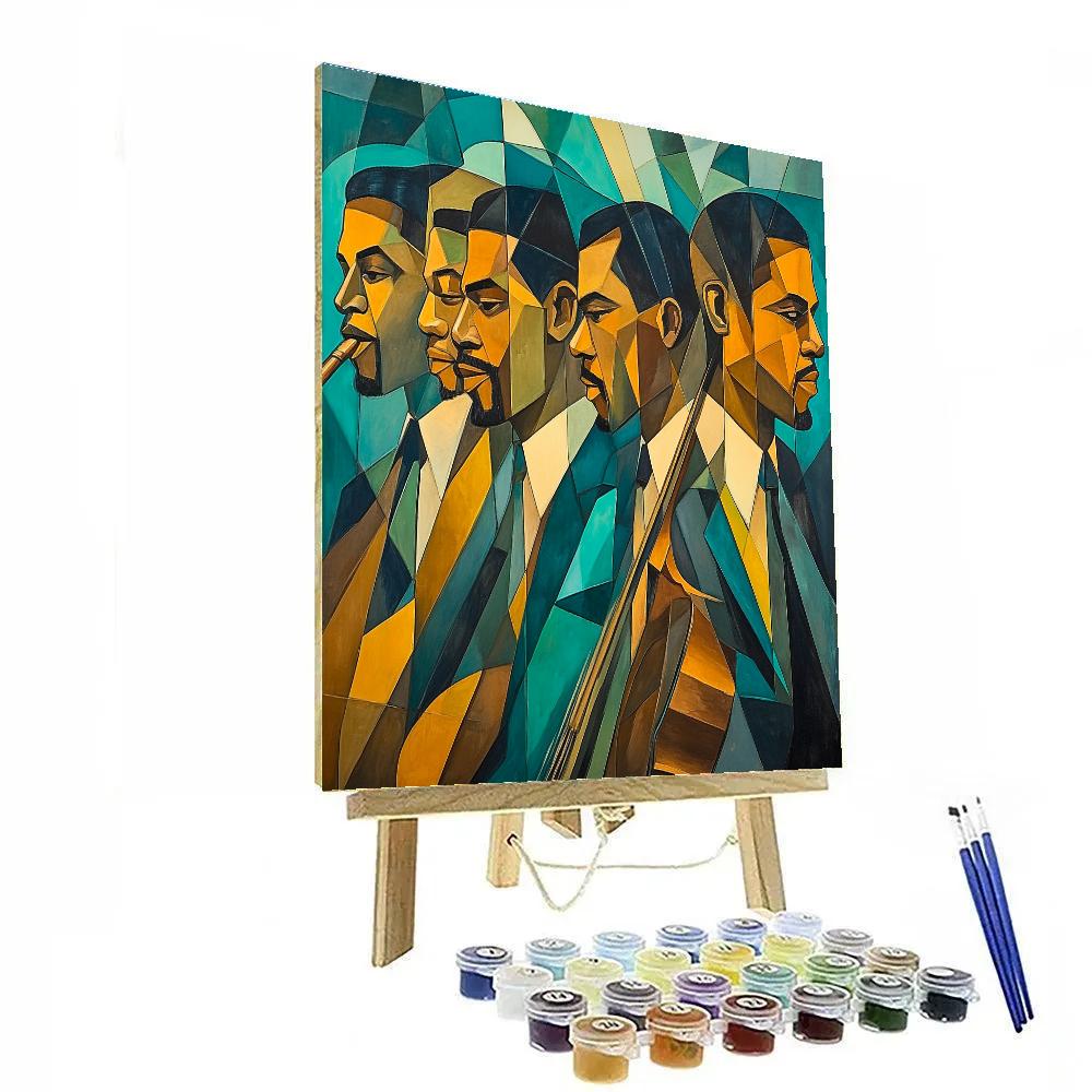Picasso Inspired Abstract Musicians Numbered painting kits