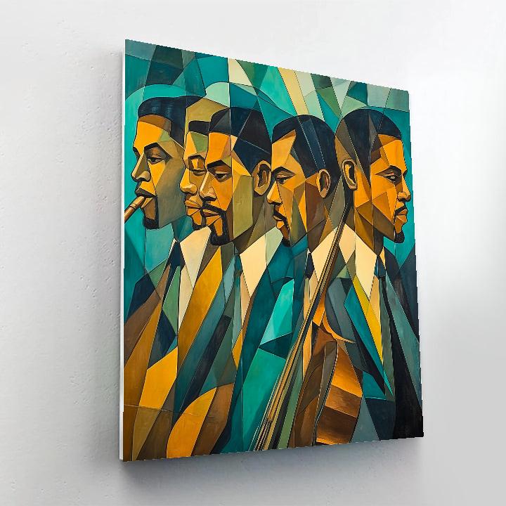 Picasso Inspired Abstract Musicians Numbered painting kits