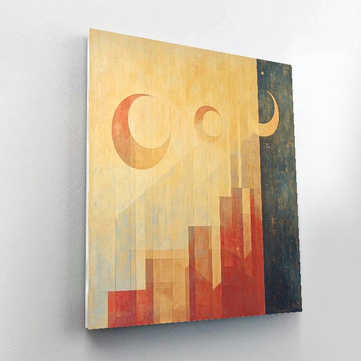 Paul Klee Inspired Celestial Harmony paint by number