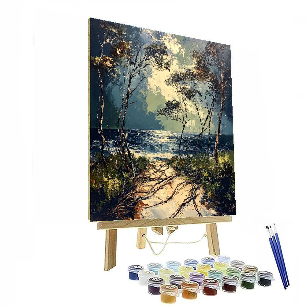 Arthur Lismer Inspired September Gale Over Tanglewood Undergrowth Numbered painting kits