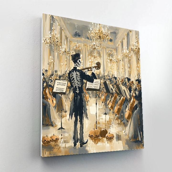 Bone Orchestra Haunted Manor Painting by numbers kit