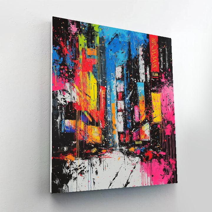 Jackson Pollock Inspired Urban Energy painting number kit