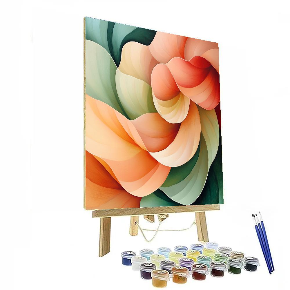 Georgia OKeeffe Inspired Desert Flowers paint by numbers