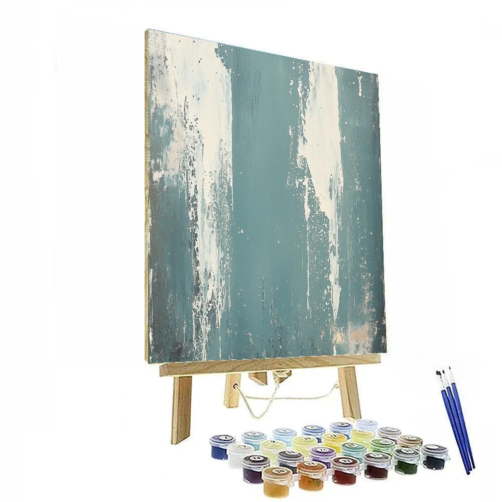 Jackson Pollock Inspired Glacial Pulse Of Light Numbered painting kits