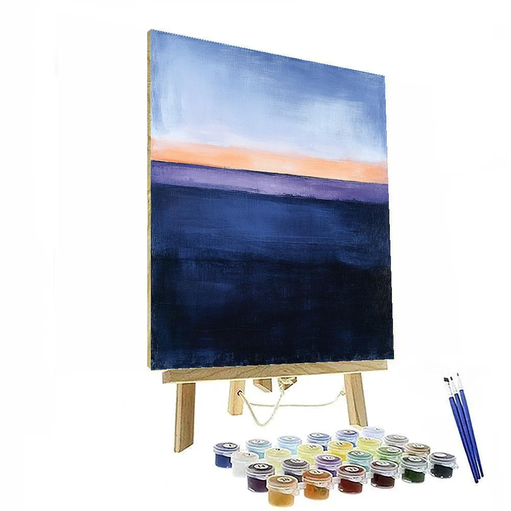 Mark Rothko Inspired Twilight Expanse paint by numbers