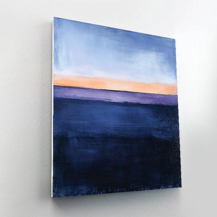 Mark Rothko Inspired Twilight Expanse paint by numbers