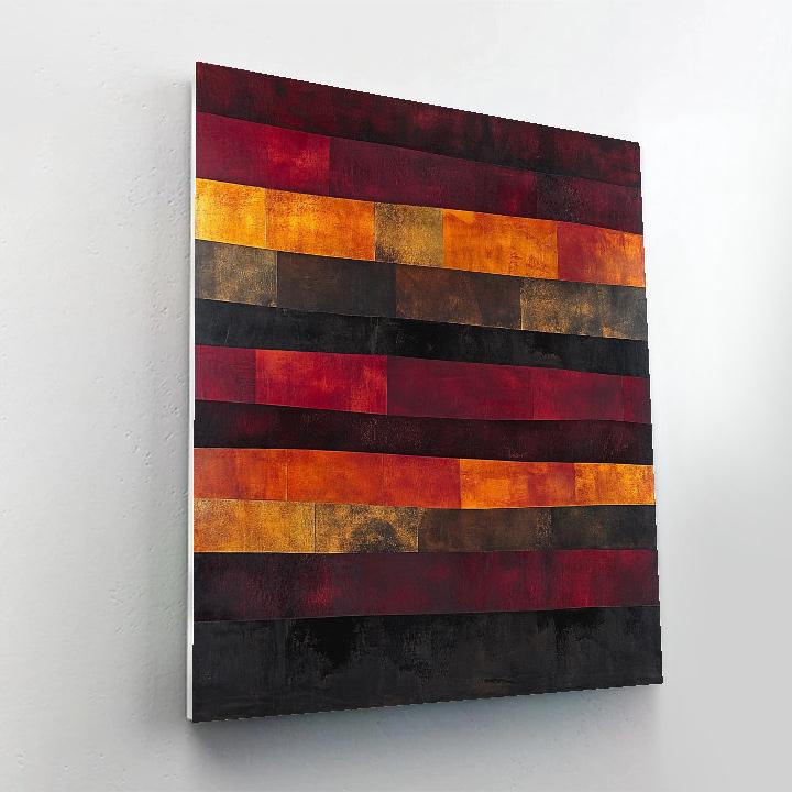 Mark Rothko Inspired Ember Silence Painting by numbers kit