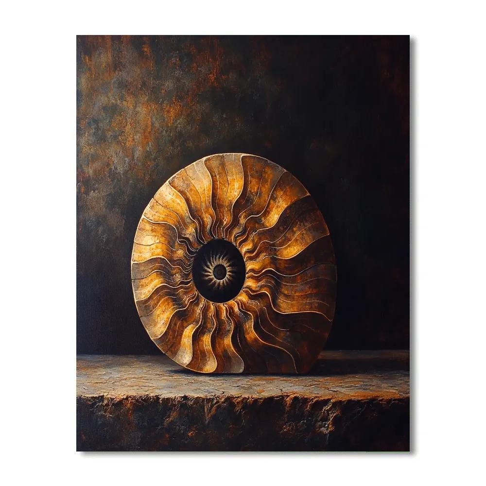 Caravaggio Inspired Fossil Reliquary paint by numbers