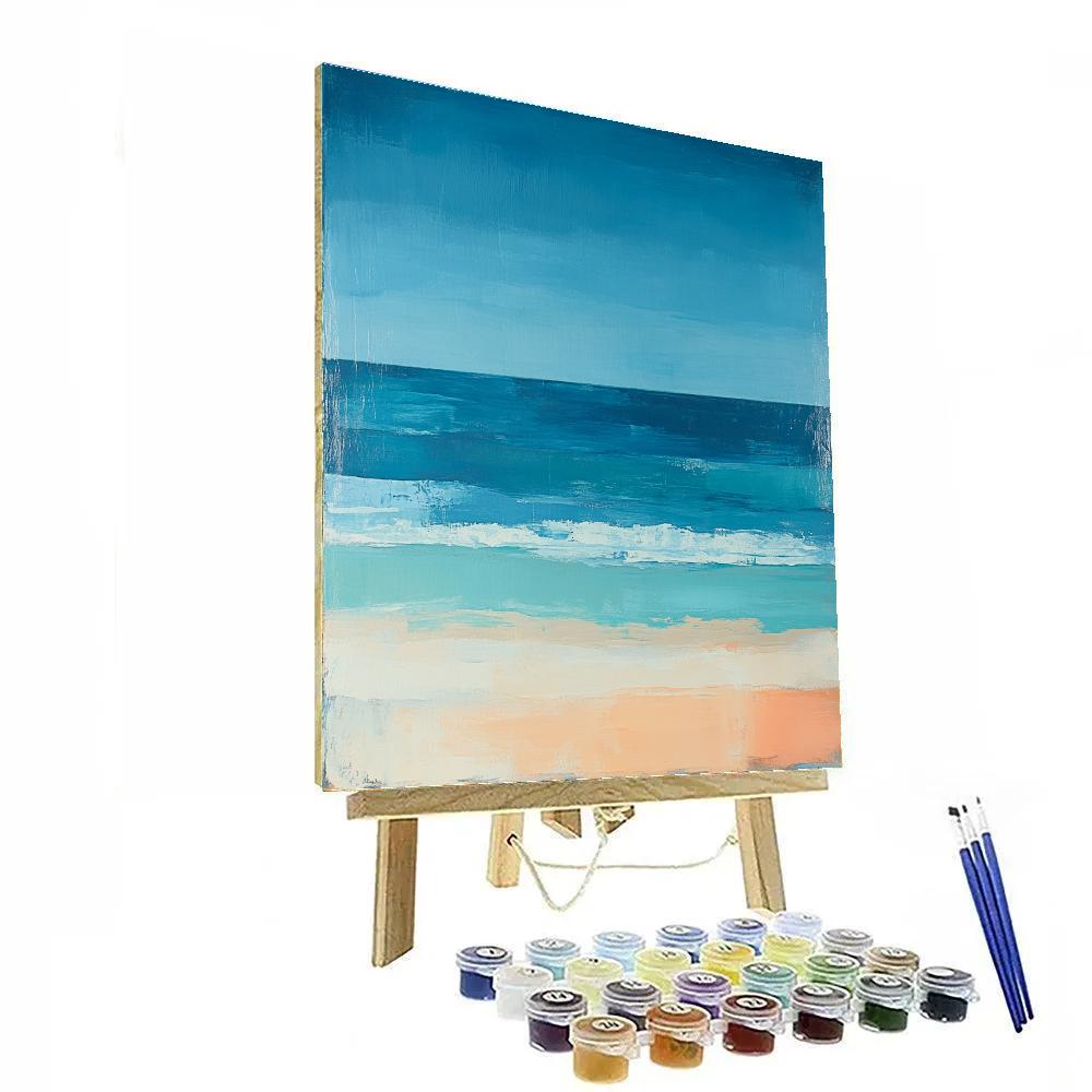 Mark Rothko Inspired Oceanic Dusk DIY paint by numbers