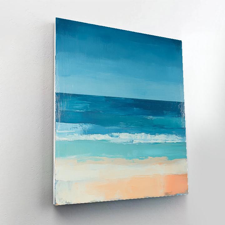 Mark Rothko Inspired Oceanic Dusk DIY paint by numbers