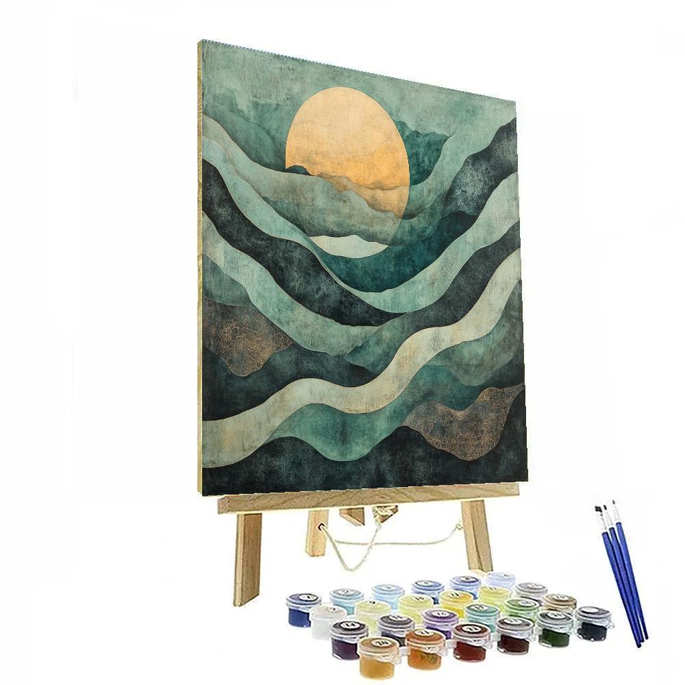 Max Ernst Inspired Subterranean Nebula painting number kit