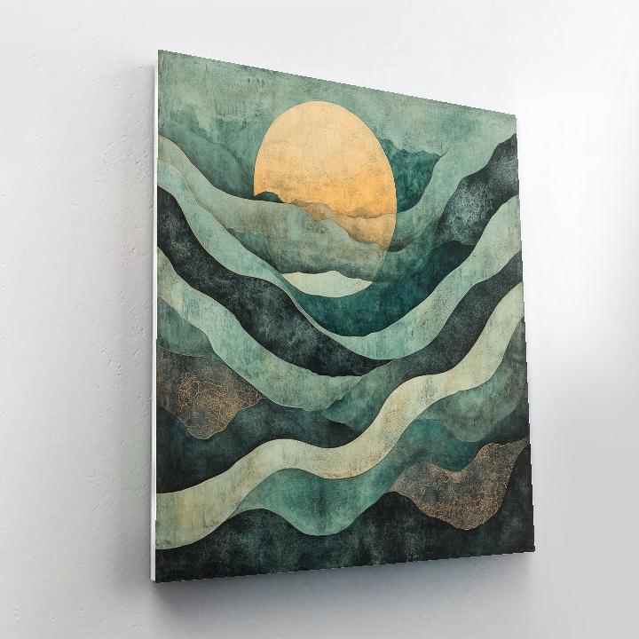 Max Ernst Inspired Subterranean Nebula painting number kit