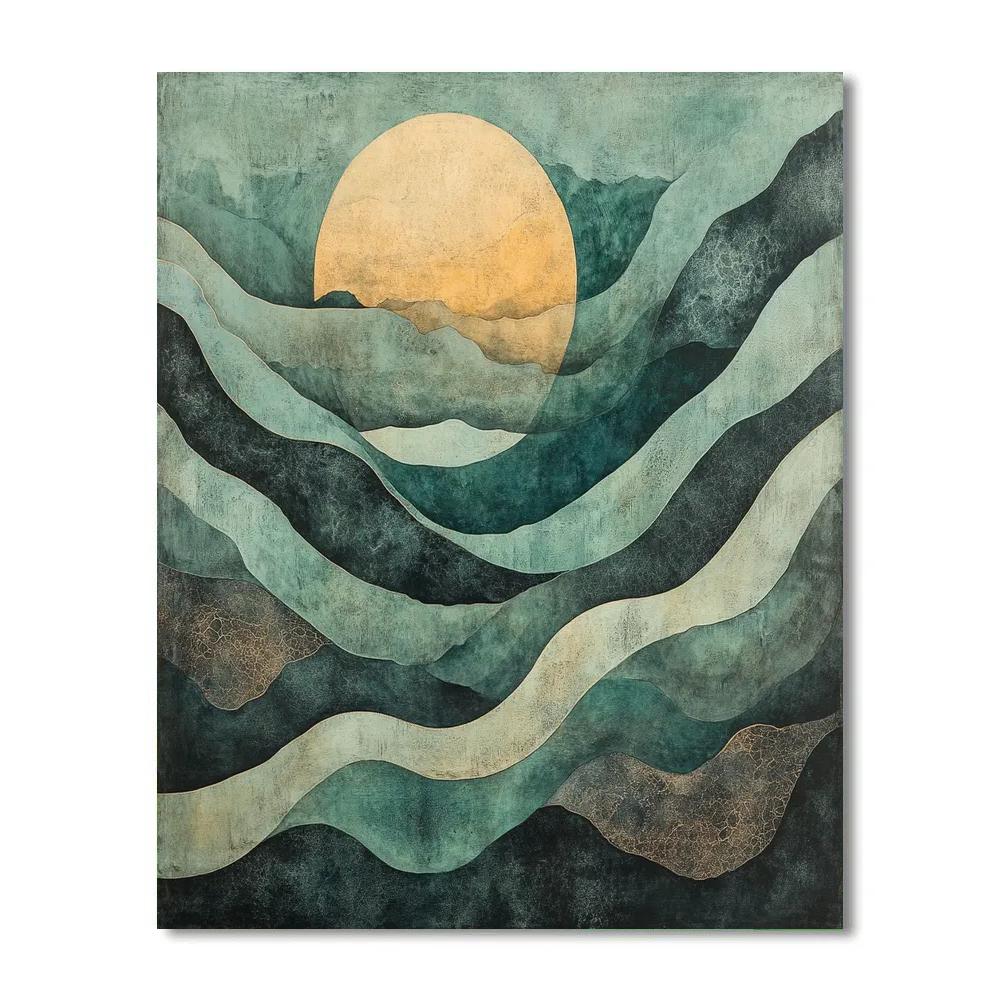 Max Ernst Inspired Subterranean Nebula painting number kit