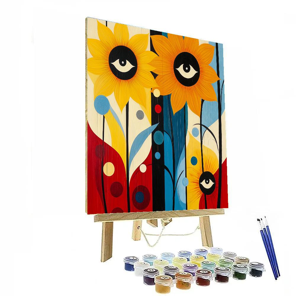 Joan Miró Inspired Dream Garden Paint by numbers kits