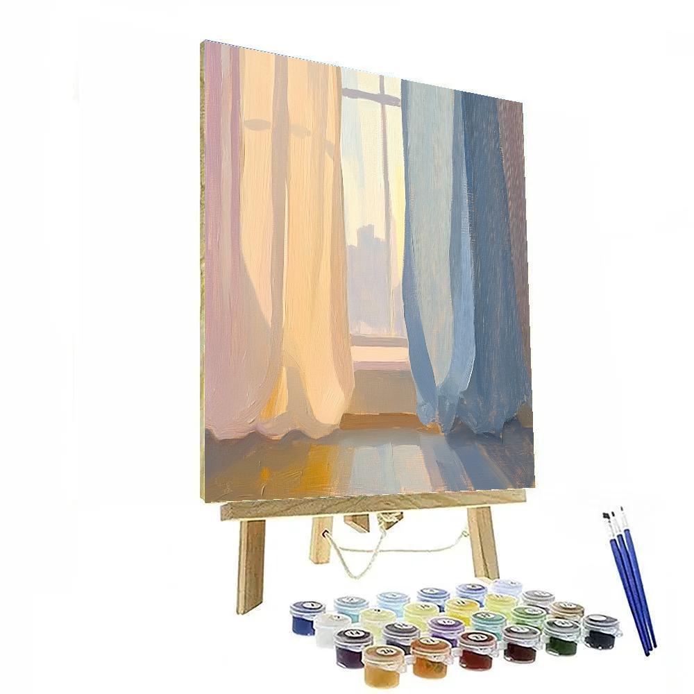 Edgar Degas Inspired Whispering Curtains paint by numbers