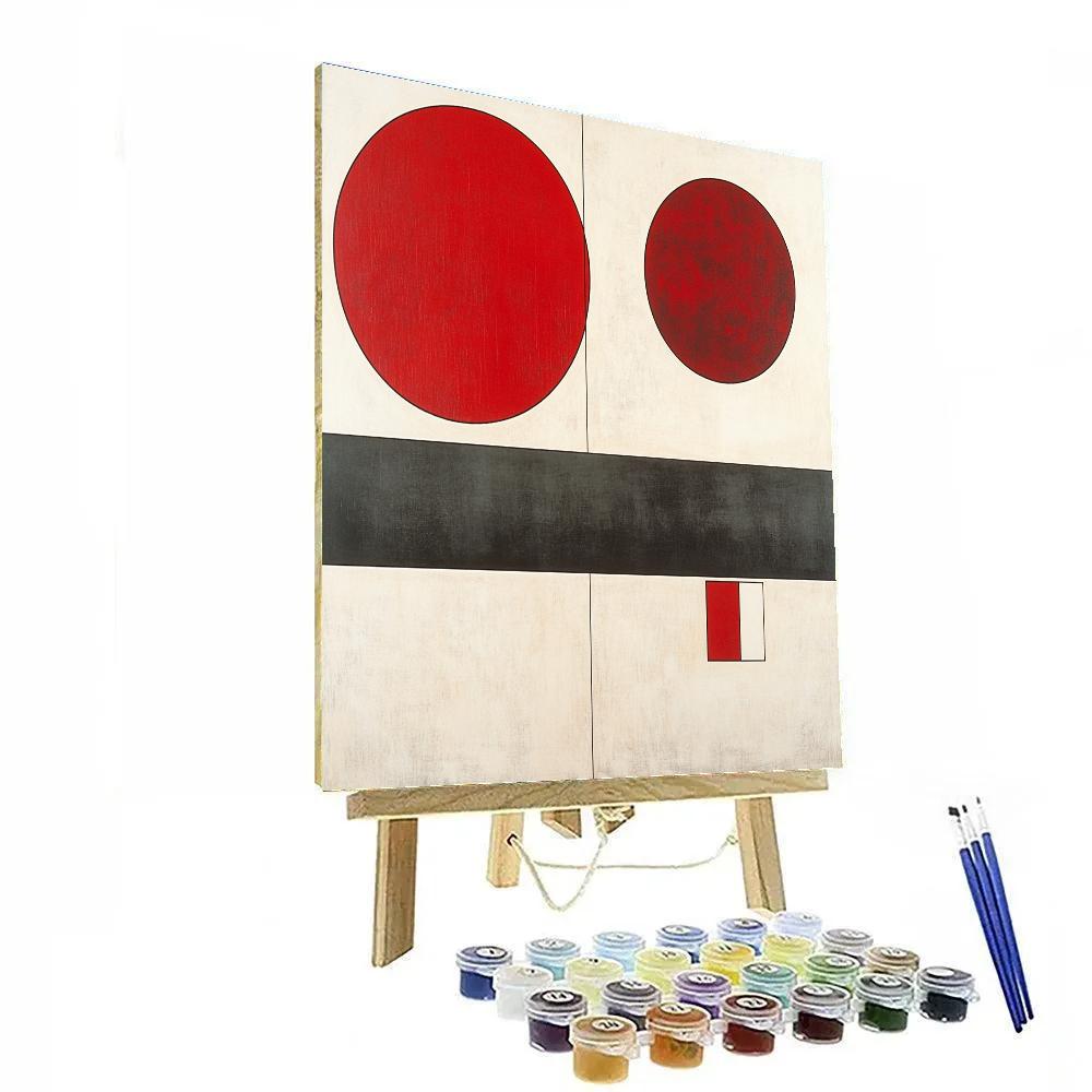 Kazimir Malevich Inspired Silent Movement paint by numbers