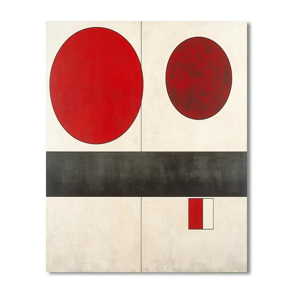 Kazimir Malevich Inspired Silent Movement paint by numbers