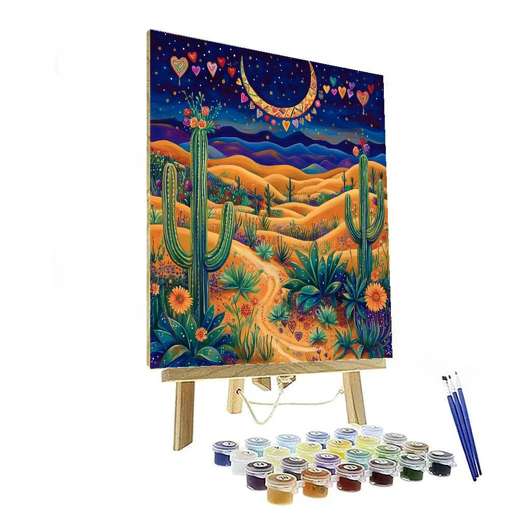 Frida Kahlo Inspired Desert Of Memories Paint by numbers kits