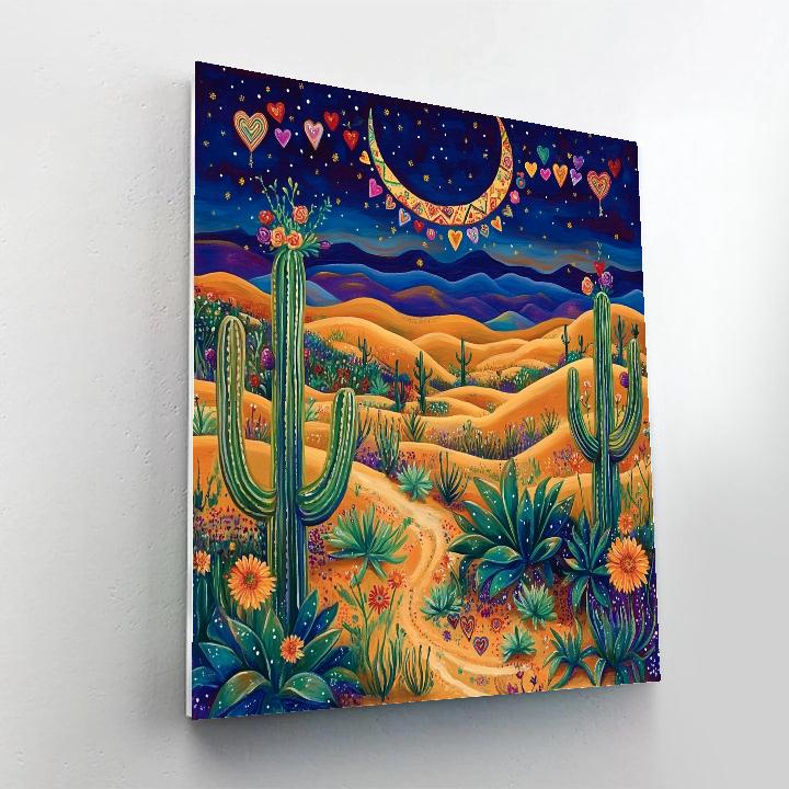 Frida Kahlo Inspired Desert Of Memories Paint by numbers kits