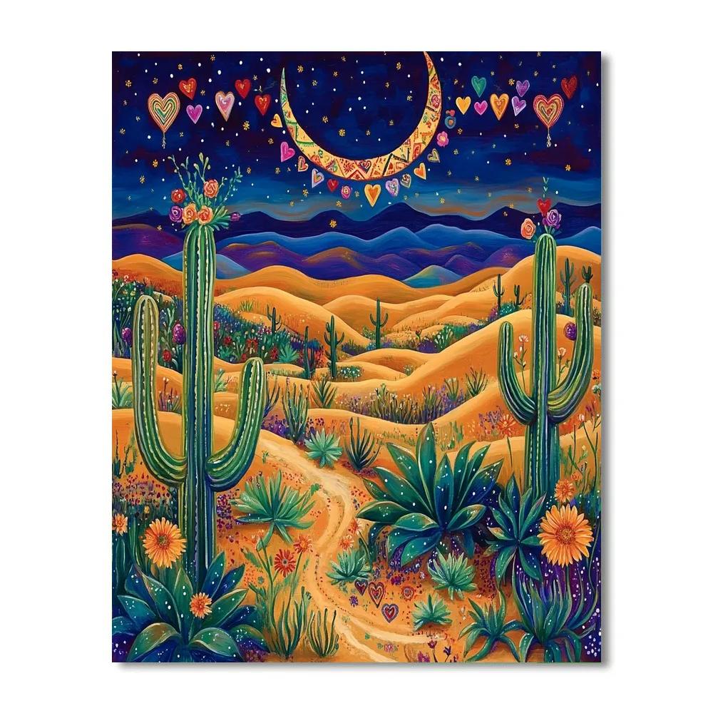 Frida Kahlo Inspired Desert Of Memories Paint by numbers kits