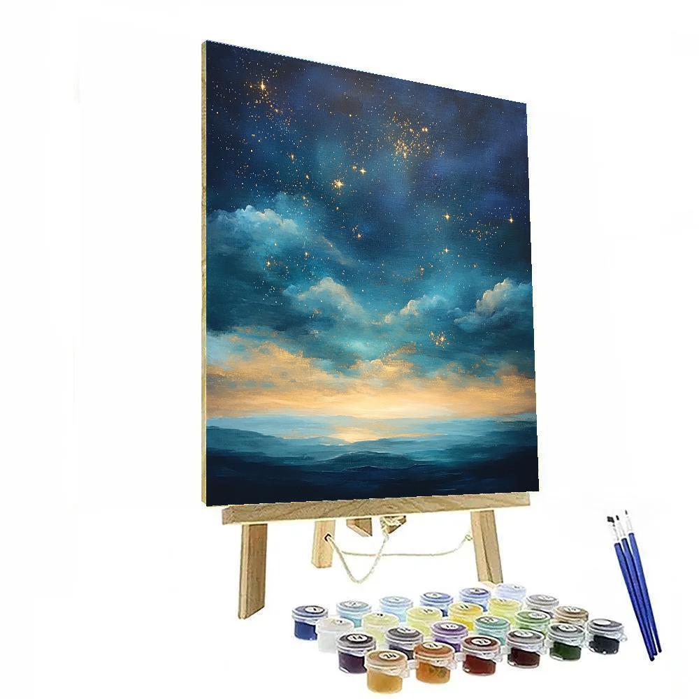 Paul Cézanne Inspired Celestial Stillness painting number kit