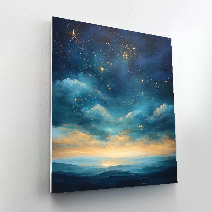Paul Cézanne Inspired Celestial Stillness painting number kit