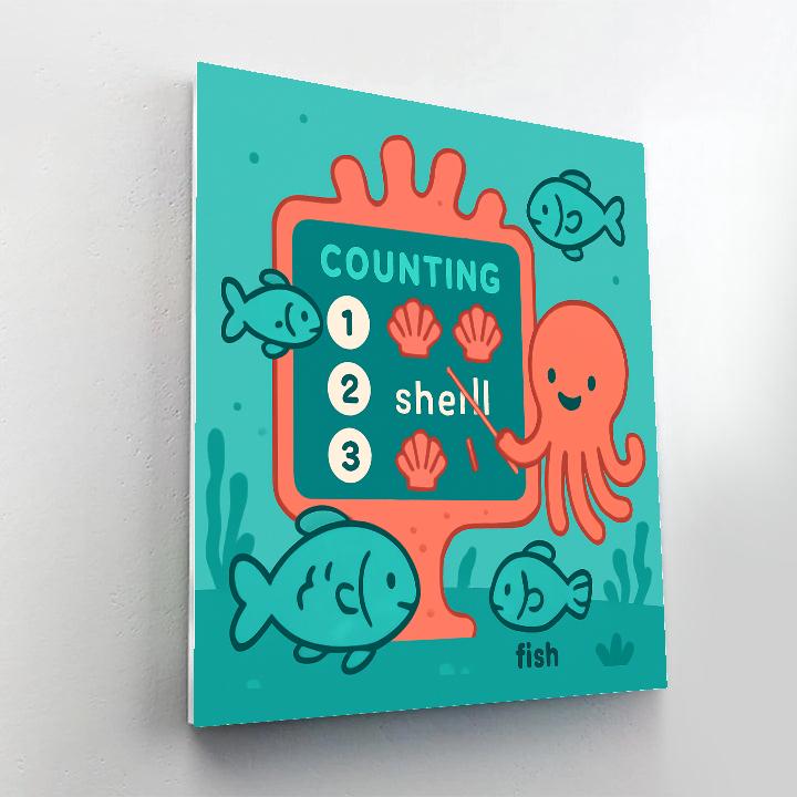 Underwater Learning Reef paint by number