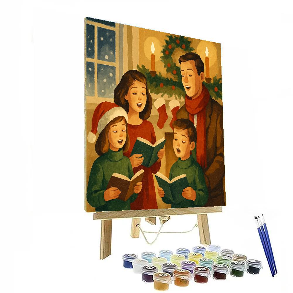 Hearthside Carol painting number kit