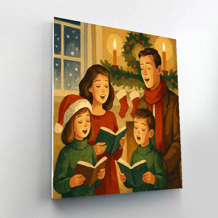 Hearthside Carol painting number kit