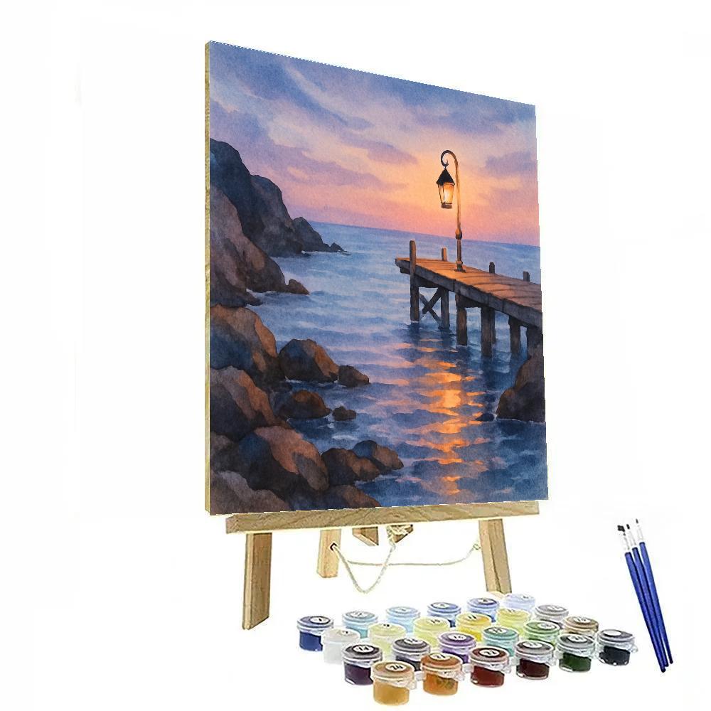 Coastal Lantern Cove Paint by numbers kits